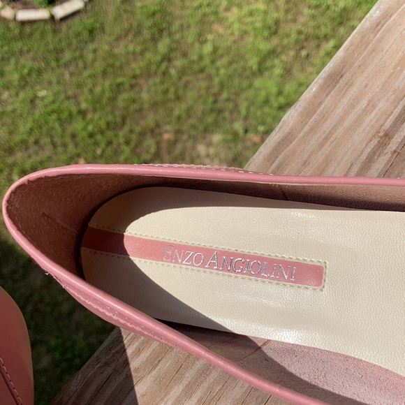 Vintage pink Enzo Angiolini loafer shoes - Picture 4 of 4